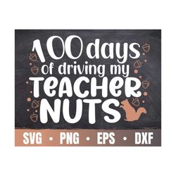 100 Days Of Driving My Teacher Nuts SVG | 100 Days Of School PNG | Poppin' my way through 100 days svg | Commercial Use
