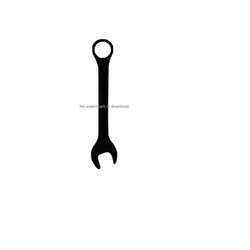 Tool Png, Wrench Clipart Svg, Tools Silhouette Files, Wrench Digital Clip Art, Wrench Svg Cut File, Wrench Eps Download