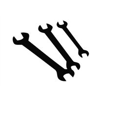 Wrenches Svg Wrench Silhouette Tools Svg Vector Clipart Laser Cut Dxf Repair Svg Digital Download Cut File Wrench Clip A