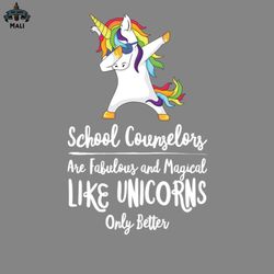 School Counselor Unicorn Psychologist eacher herapist PNG