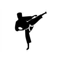 Karate Svg Martial Arts Svg Judo Clipart Kick Boxing Cut File Dxf Tae kwon do Svg Sparring Silhouette Fighting Dxf Karat
