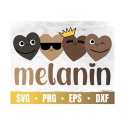 Melanin SVG | Black History Month SVG | Juneteenth Sayings Cricut File | Black Afro Woman SVG | Commercial Use & Digital