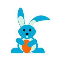 Easter Bunny Instant Download, Easter Bunny Dxf File, Easter Bunny Pdf Image File, Easter Bunny Dxf Download
