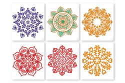 Mandala Machine Embroidery Design - Mandala Lace Ornament Embroidery Files