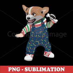 Corgi Sublimation PNG - Fun and Quirky Digital Download for All Corgi Lovers - Bring the Cuteness to Your Projects