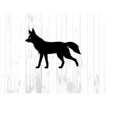 Standing Fox Clipart Image Digital, Standing Fox SVG Cutting File, Standing Fox Vector Art, Standing Fox Silhouette