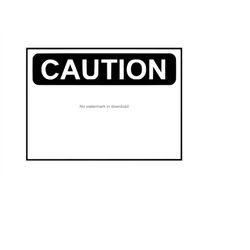Caution Sign Svg, Blank Caution Clipart, Caution Sign Cutting File, Caution Sign Download, Caution Clip Art, Caution Ima