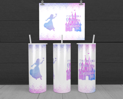 Snow White Not Easy Being a Princess Tumbler PNG - Straight Design 20oz/30oz Skinny Tumbler PNG - Instant download