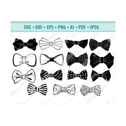 Bow Tie SVG Bundle, Bow Tie SVG, Bow Tie Clipart, Bow Tie Cut Files For Silhouette, Files for Cricut, Vector, Bowtie Svg
