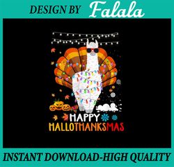 Holiday Llama PNG | Happy Hallothanksmas | Llama Turkey Classic png | Christmas Thanksgiving PNG Sublimation Digital Des