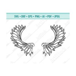 Wings Svg / Angel Wings svg / Wings Bundle / Wings cricut svg / Wings Angel clipart / Wings cut file / Heaven Svg / Cric