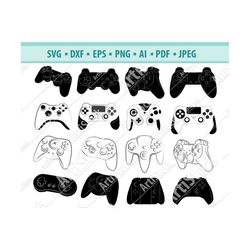 Game Controller SVG/ joystick svg/ ps4/ playstation/ Clipart/ Silhouette/ Printable/ Cut Files/ cricut/ Instant Download