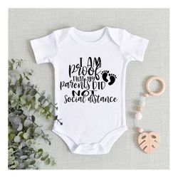 i am proof that my parents did not social distance, social distance, baby boy gifts, mother and son gifts, baby shower g