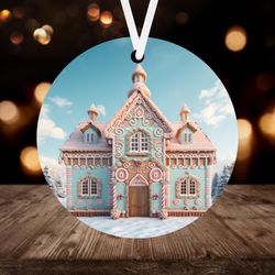 3D Gingerbread House Ornament