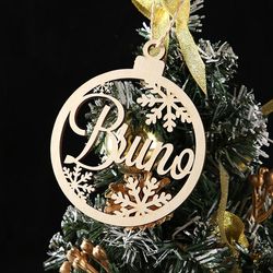 Custom Christmas Tree Baubles