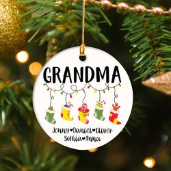 Personalized  Grandma Ornament