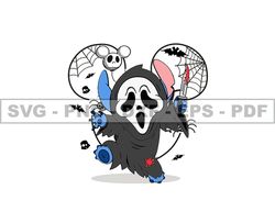 Horror Character Svg, Mickey And Friends Halloween Svg,Halloween Design Tshirts, Halloween SVG PNG 55
