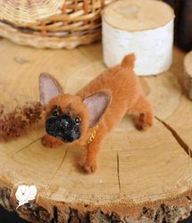 realistic miniature toy french bulldog