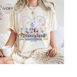 Disneyland Est 1955 California Shirt, Vintage Disneyland Shirt, Happiest Place On Earth Shirt, Mickey And Friends Shirt,