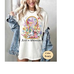 Alice in Wonderland Shirt, Disney Comfort Colors Shirt, Princess Alice Shirt, Disney Alice Shirt, Vintage Disney Shirt,