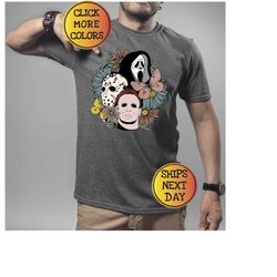 Horror Face Shirt, Vintage Halloween Shirt, Ghost Sweatshirt, Horror Movie Shirt, Scary Movie Shirt, Spooky Shirt, Hallo