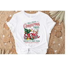 Mickey's Tree Farm Shirt, Retro Disney Farm Fresh Shirt, Mickey and Friends Christmas Shirt, Retro Disney Tree Farm Shir
