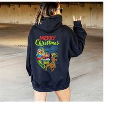 Merry Christmas Scooby Doo Hoodie, Scooby Doo Christmas Hoodie, Merry Christmas Hoodie, Scooby Doo Friends, Funny Christ