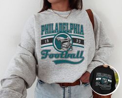Philadelphia Football T-Shirt  Sweatshirt, Eagle Sweatshirt, Vintage Style Philadelphia Football Shirt, Philadelphia Shi