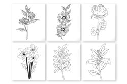 Flowers Machine Embroidery Design. Floral Botanical Wildflower Meadow Garden Pattern