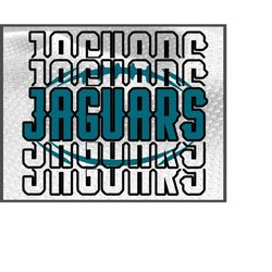 Jaguars Football  Stacked Letters| SVG |PNG |JPG| Sublimation | Instant Digital download