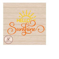 Hello Sunshine svg |SVG |PNG | JPG| Sublimation |Instant Digital download