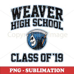 Weaver High School Class of 19 Scream Variant - Exclusive Sublimation PNG Digital Download