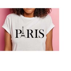 Paris with Eiffel Tower svg | Paris svg |SVG |PNG |JPG| Sublimation |Cricut Design Space |Instant Digital Download