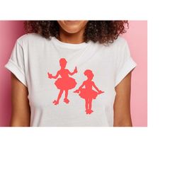 Little Dancer Silhouettes | Tap Dance| Girl Dancer |SVG |PNG | Instant Digital download