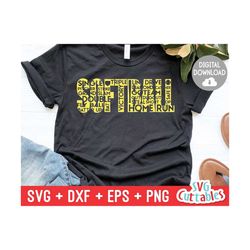 Softball SVG - Softball cut File - Softball Word Art - svg - dxf - eps - png - Silhouette - Cricut Cut File - Digital Do