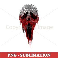 Scary Mask - Hauntingly Realistic - Instantly Terrify with this High-Quality Sublimation PNG Download