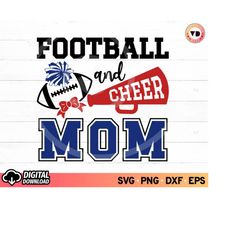 football and cheer mom svg, football cheer mom svg, football season svg, game day svg, cheer biggest fan, football famil
