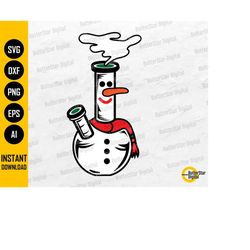 stoner snowman svg | fun winter | cannabis christmas weed | cricut silhouette cameo cutting printable clipart vector dig