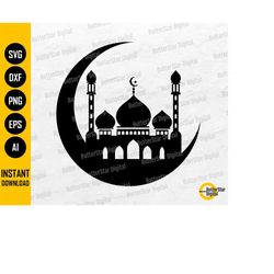 ramadan svg | mosque svg | ramadan kareem mubarak | islam religion shirt decal sticker | cutting file clipart vector dig