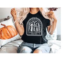 Black Flame Candle SVG PNG DXF, Sanderson Sisters Sublimation, Trendy Halloween Shirt Design, Hocus Pocus Svg, Cricut &