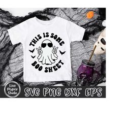 Retro This is Some Boo Sheet SVG, Halloween Svg, Boo Sheet Shirt, Kids Fall Png, Halloween T-Shirt, Ghost, Digital Downl