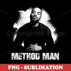Sublimation PNG Digital Download - Method Man Chronicles - Unleashing the Staten Island Superstar - Limited Time Offer