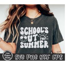 Schools Out For Summer SVG PNG, Teacher Life Svg, Funny Teacher Svg, Last Day Of School, Hello Summer, Digital Download