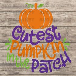 Cute Pumpkin Monogram SVG, Halloween svg, Pumpkin svg, Halloween shirt svg,Pumpkin shirt, trick or treat SVG EPS DXF PNG