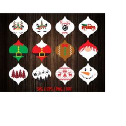 Ornament svg ,Arabesque Tile svg, Christmas Tile svg, SVG for CriCut Instant Download