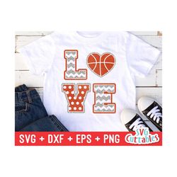 basketball svg, love baskeball svg, basketball heart svg, basketball team svg, dxf, eps, silhouette, cricut cut file, di