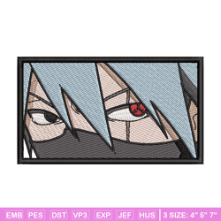Kakashi eyes embroidery design, Naruto embroidery, Anime design, Embroidery shirt,Embroidery file,Digital download