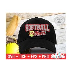 softball svg - softball template - svg - eps - dxf - png - silhouette -  cricut cut file - 0019 - softball team - digita