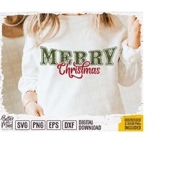Merry Christmas SVG PNG, Retro Christmas Sublimation T-Shirt Design, Vintage Winter Sweatshirt Design, Old school Trendy
