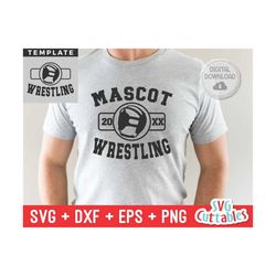 Wrestling  svg - Wrestling Template 0013 - svg - eps - dxf - png - Wrestling Cut File - Wrestling Team - Silhouette - Cr